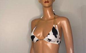 Cow Velvet Bikini